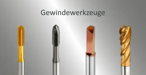 Qualitativ hochwertige Gewindebohrer, Gewindeschneider, Gewindeformer und Schneideisen Gewindewerkzeuge aus HSS und HSS-E